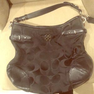 Coach Black Hobo shoulder bag